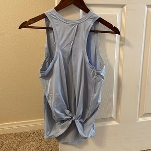 lululemon athletic tank top with open back